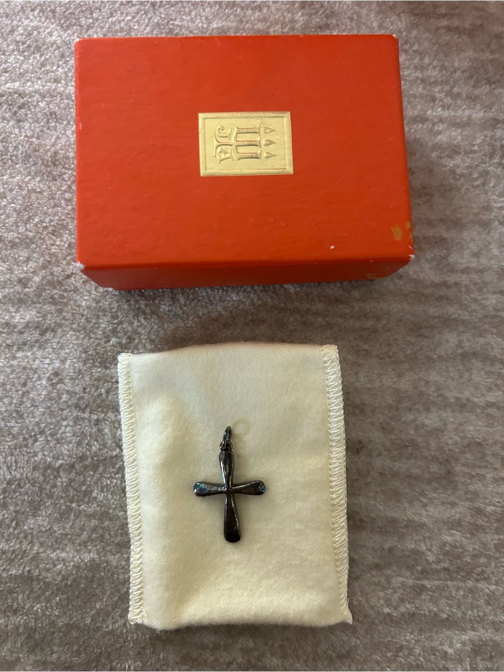 James Avery Hammered Cross Pendant
